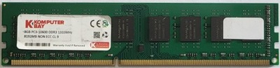 Pamieć RAM Komputer Bay DDR3 8GB 1333 MHz