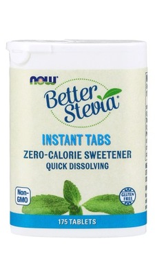 Better Stevia Instant Tabs 175 tabletek NOW Foods