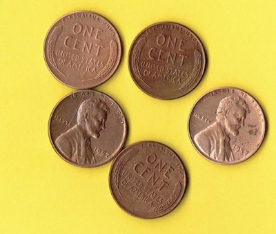 USA 1 Cent 1957 r.