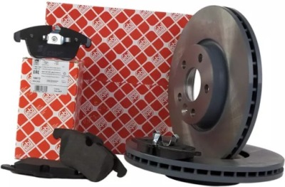 Febi гальмівні диски+ гальмівні колодки перед ford mondeo iv mk4 300mm фото №1