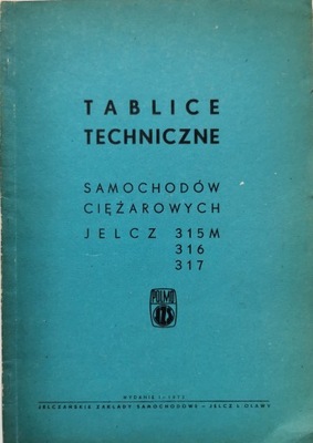 Tablice techniczne Jelcz 315M, 316, 317