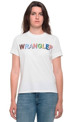 WRANGLER t-shirt LOGO white 83 TEE _ S