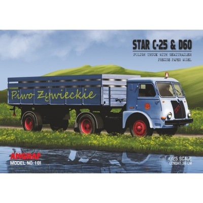 STAR C-25 & D60 Piwo Żywieckie, Angraf, 1:25