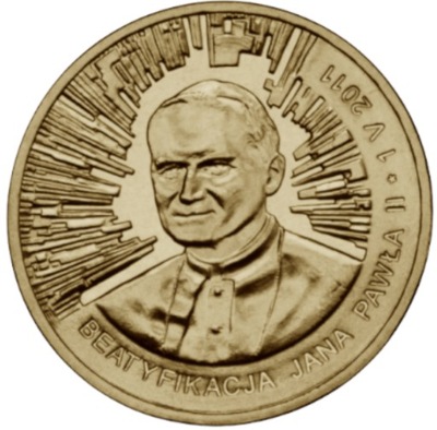 2 zł - Jan Paweł II - Beatyfikacja – 1 V 2011