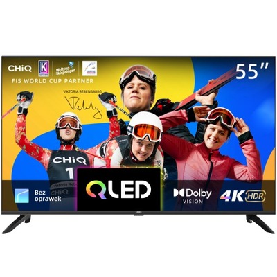 Telewizor QLED CHiQ Android TV U55QH7C 55'' 4K HDR SMART