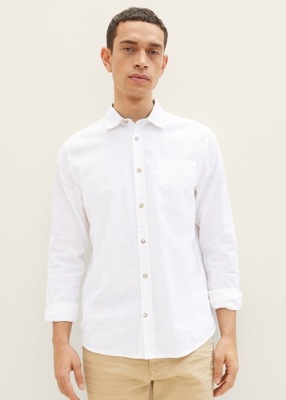 Tom Tailor Linien Shirt - White