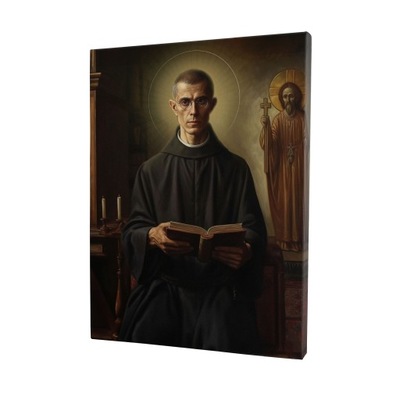Obraz religijny na płótnie - św. Maksymilian Maria Kolbe