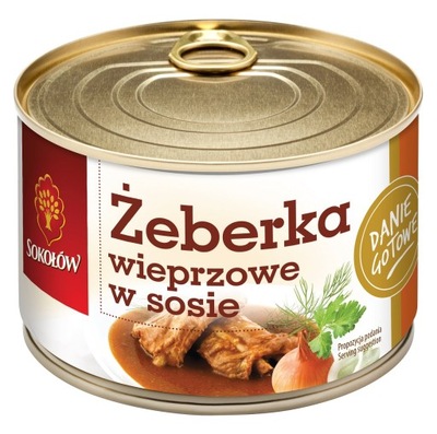 SOKOŁÓW Żeberka wieprzowe w sosie DANIE GOTOWE