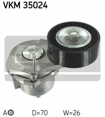 РОЛИК НАТЯЖИТЕЛЬНЫЙ PK SKF VKM 35024 VKM35024