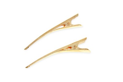 ZŁOTE TUKANY SZPILE DPO WŁOSÓW METALOWE 2 cj2359