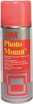 Klej w sprayu 3M PhotoMount do papieru foto zdjęć