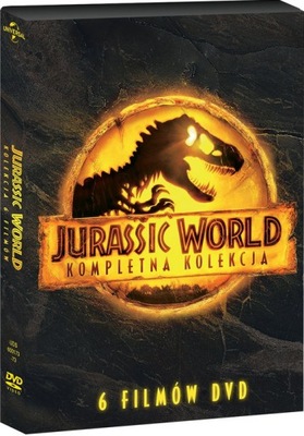 JURASSIC WORLD - KOMPLETNA KOLEKCJA 6 FILMÓW DVD PAKIET