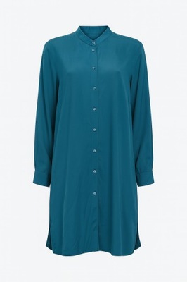 BONPRIX Tunika damska szmizjerka – blaupetrol – Rozmiar 38