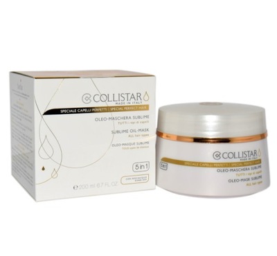 COLLISTAR SUBLIME OIL MASK 5 IN 1 Maseczka do włosów 200ml