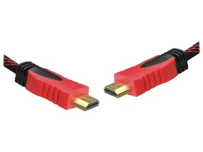 KABEL HDMI-HDMI 1,5m Dwukierunkowy pozłacany v.1.4