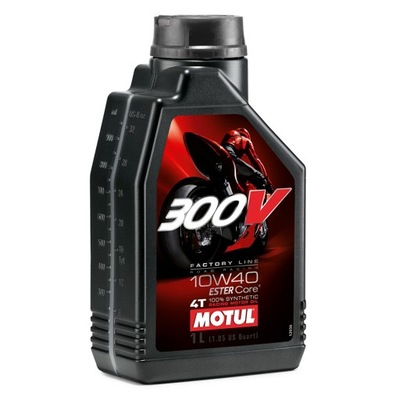 Olej MOTUL 300V FL 10W40 4T 1L FACTORY LINE