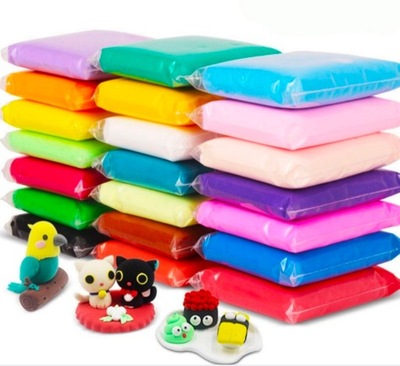 MAGICZNA PIANKOLINA SUPER MASA PLASTYCZNA ZESTAW 24szt