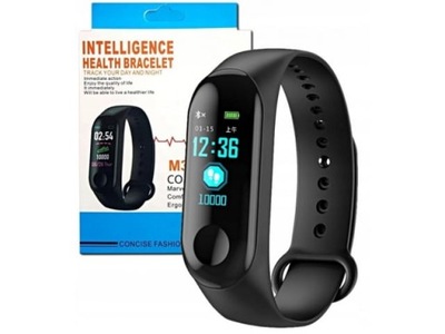 SMARTWATCH OPASKA SPORTOWA SMARTBAND FIT PULSOMETR M3