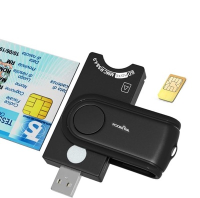Czytnik kart SIM , czytnik kart inteligentnych, czytnik kart dla kart SD