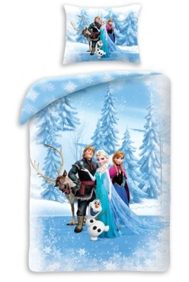 POSCIEL 160X200 FROZEN KRAINA LODU ELSA ELZA OLAF