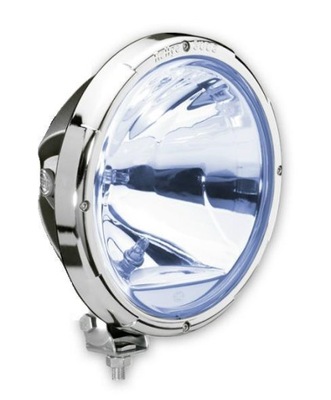 HALOGEN LAMP LONG-RANGE RALLYE 3003 CHROME FRAME BLUE  