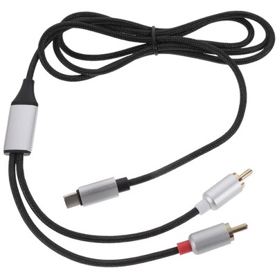 Adapter słuchawek z kablem audio typu c na 2rca 35 mm