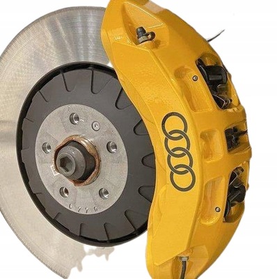 STICKER EMBLEM LOGO AUDI ON CALIPERS 4 PIECES  