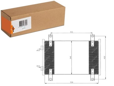 CONDENSADOR DE ACONDICIONADOR CITROEN JUMPER FIAT DUCATO PEUGEOT BOXER  