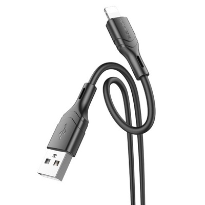 Borofone Kabel BX99 Method - USB na Lightning - 2,4A 1 metr czarny