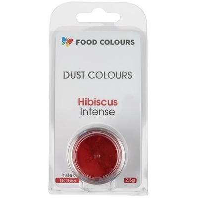 Barwnik pudrowy intensywny - Hibiscus, czerwony