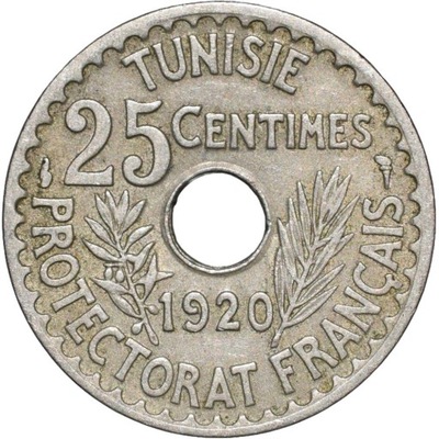 Tunezja 25 centymów 1920