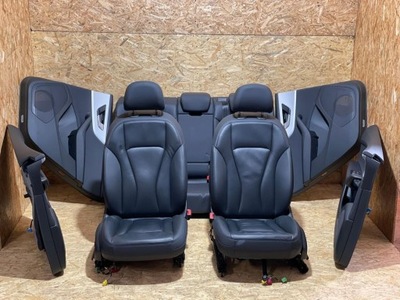 Сидіння сидіння заднє сидіння обшивки audi q8 4m8 шкіра фото №1