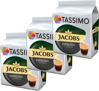 Kapsułki TASSIMO Jacobs Espresso Classico 3 x 16
