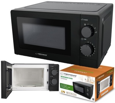 KUCHENKA MIKROFALOWA MIKROFALÓWKA WOLNOSTOJĄCA MIKROFALA ESPERANZA 700W 20L
