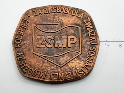 MEDAL ZA ZASŁUGI ZSMP GDAŃSK NR 43