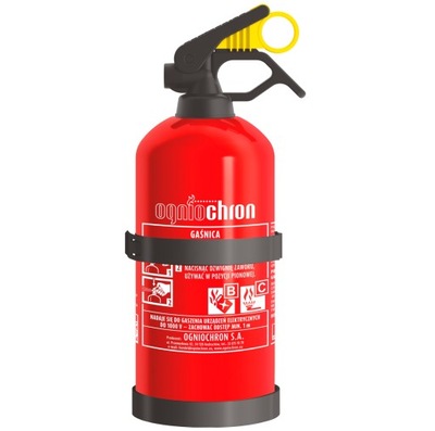 EXTINGUIDOR DE AUTOMÓVIL DE POLVO SOPORTE BC 1KG BHP OGNIOCHRON PERCHERO 2024  