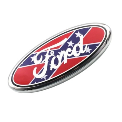 EMBLEMA ŽENKLELIS GALINĖ DALIS AUTOMOBILIO LOGO FORD JUODAS 17.5*7.3CM 