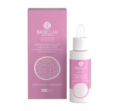 BASICLAB SERUM REGENERUJĄCE Z CERAMIDAMI 1% 30ML