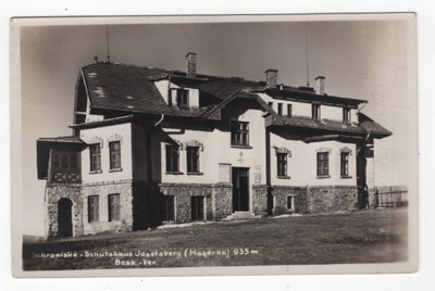 Schronisko Josefsberg Magórka Beskidenverein 1930