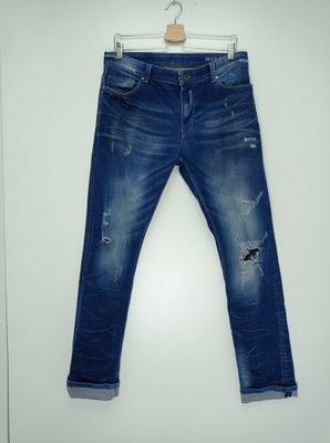 Spodnie Bruno Banani Slim Fit Rubbed Jeans 33/34