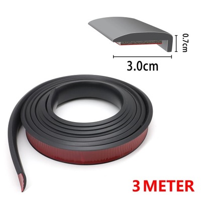 3Meter Car Fender Flare Wheel Eyebrow Protector Arch Extenders Mould~50115 