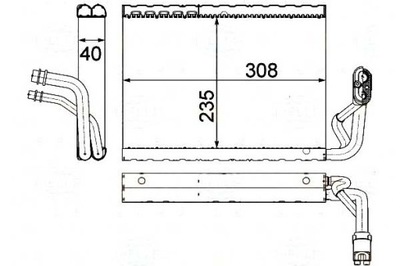 Испаритель кондиционера [behr hella] фото №1