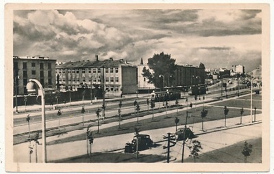 Warszawa Młynów tramwaje stare samochody