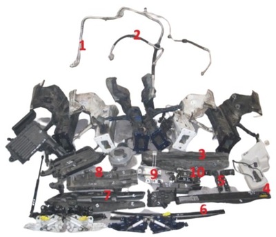 Шланг кондиционера audi a3 8v 1.6 tdi фото №1