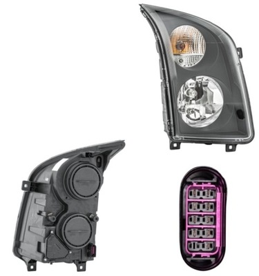 Фара лампа правий vw crafter 05-13 hella фото №1