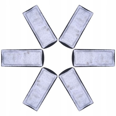 6 SZT AKWARIUM FILTR WĘGLOWY BAWEŁNA 135X55MM