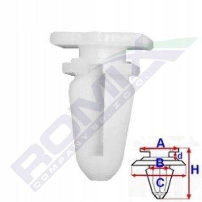 REMACHE SUJECIÓN MOLDURAS UMBRAL BMW X10SZT  