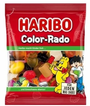 Haribo Color-Rado Mix Żelków 320g z Niemiec