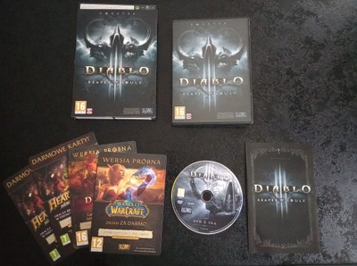 Diablo III 3 Reaper of Souls Dodatek Pudełko BOX