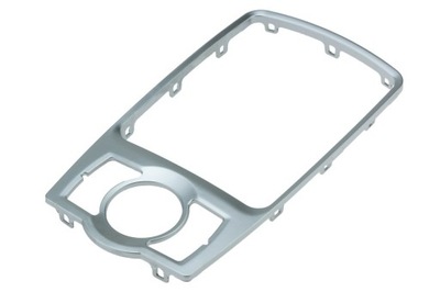 Рамка консоли mmi audi a6 c6 2005-,a6 c6 allroad 2007-,rs6 c6 2008- хромированные детали фото №1